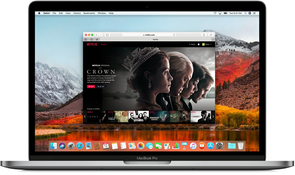 Safari браузер на MacBook Pro (фото)